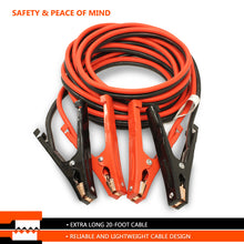 Jumper Cables 4 Gauge Extra Long (20 feet) w/ Carry Bag