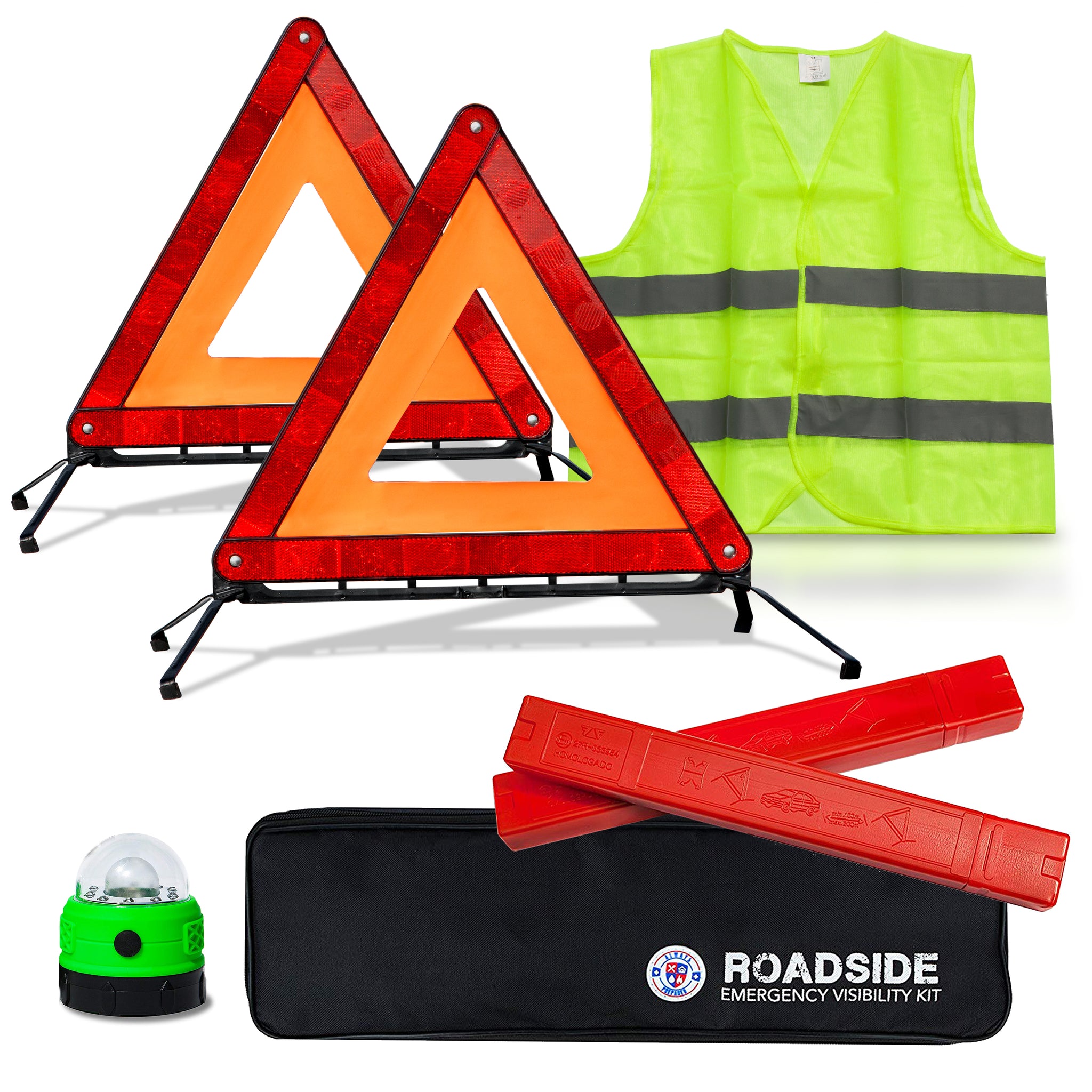 4-Pack 15.5 Reflective Pop Up Cones - Safety Gear for Roadside Visibility